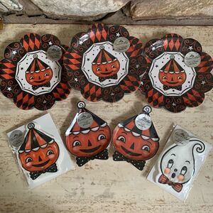 Johanna parker Carnival cottage Billy big top paper plate & napkin set + Kooky s